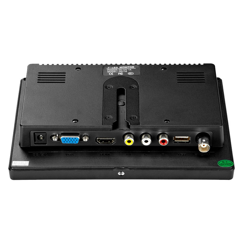 Polcd 산업용 7인치 임베디드 방수 터치 스크린 패널 모니터 HDMI 플라스틱 케이스