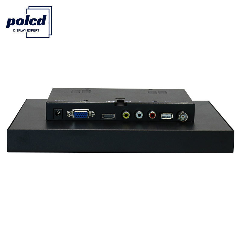 Polcd는 8인치 IPS 패널 금속 케이스 산업용 LCD 모니터 오픈 프레임을 사용자 정의합니다.