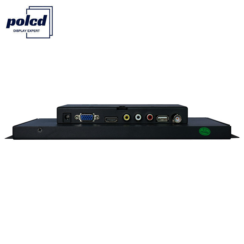 Polcd 산업 10 인치 전기 용량 접촉 감시자 VGA 컴퓨터 LCD 디스플레이 열린 구조