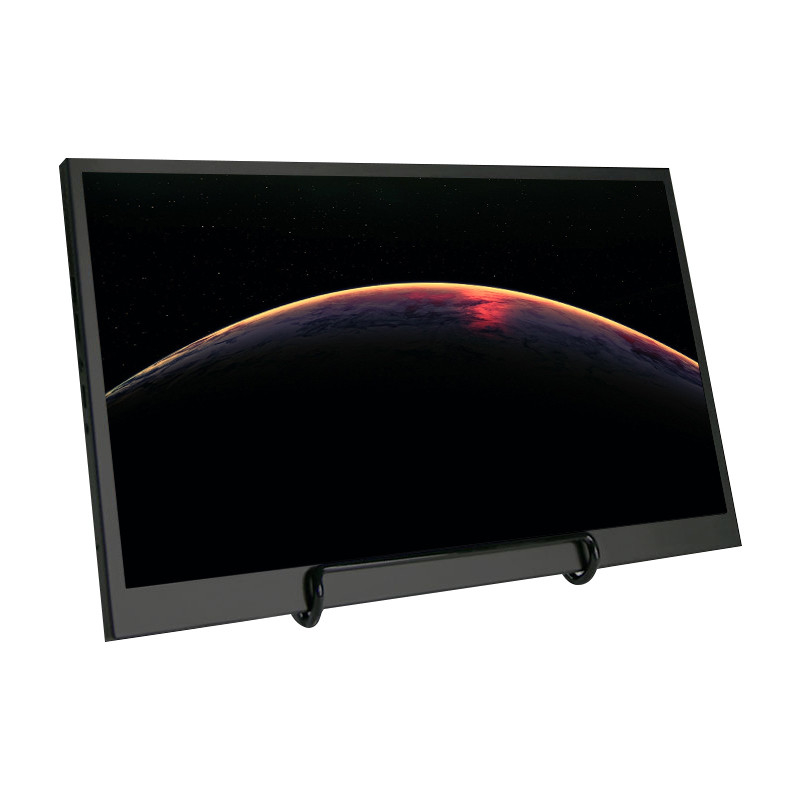 Polcd VGA HDMI 검정 휴대용 LCD 모니터 사용자 정의 인치 LED 스크린 디스플레이 해상도