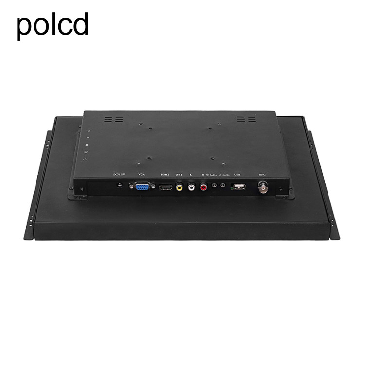 Polcd 산업 15 인치 열린 구조 LCD 감시자 순수한 ​​편평한 전기 용량 터치스크린