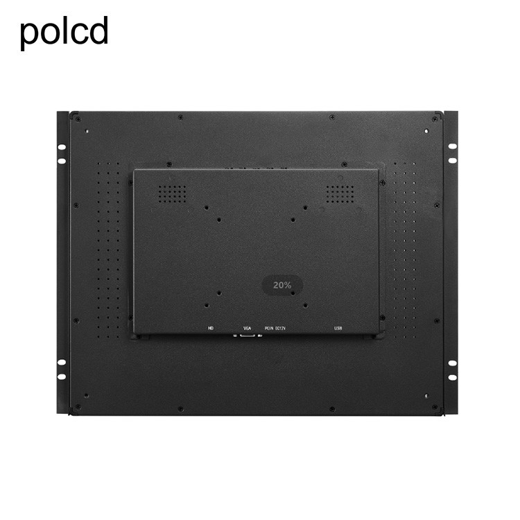 Polcd 산업 15 인치 열린 구조 LCD 감시자 순수한 ​​편평한 전기 용량 터치스크린
