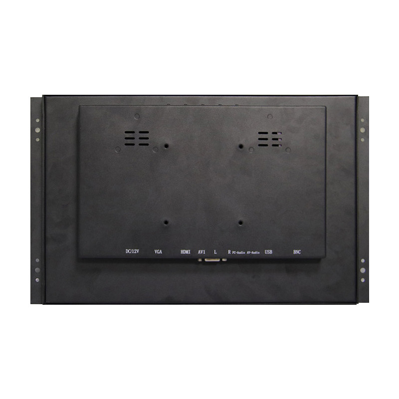 Polcd 13.3 인치 금속 케이스 산업용 LCD 모니터 오픈 프레임 터치 스크린 VGA HDMI