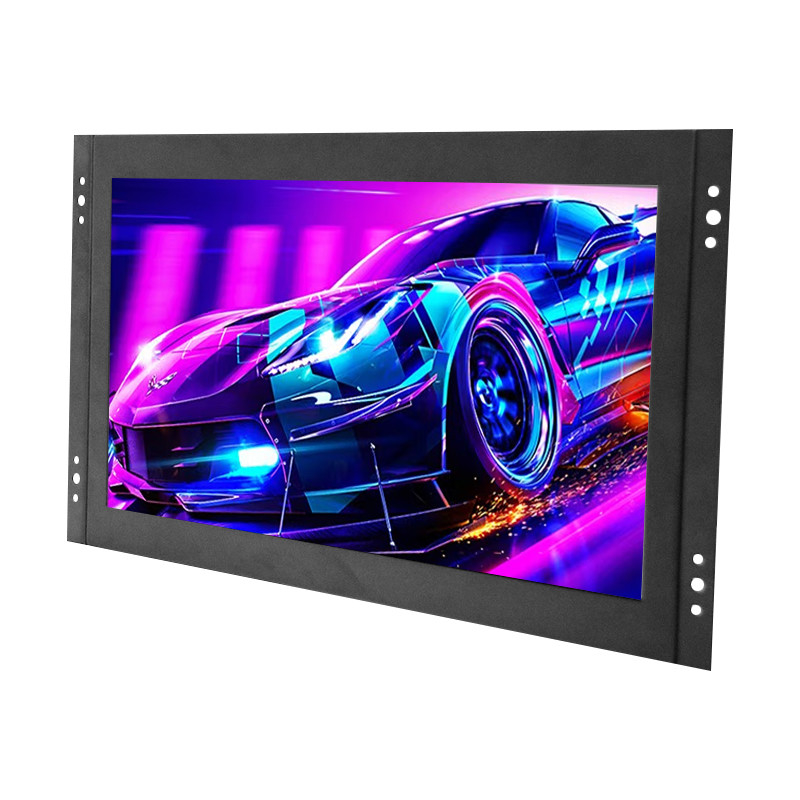 Polcd 13.3 인치 금속 케이스 산업용 LCD 모니터 오픈 프레임 터치 스크린 VGA HDMI