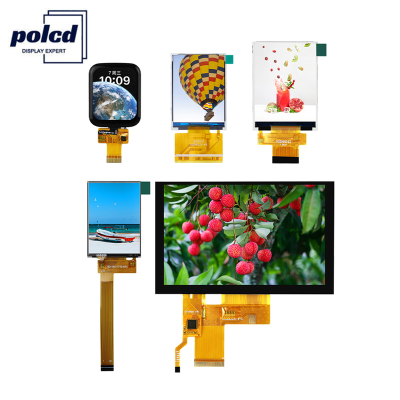 1.69 2.2 2.4 3.5 4 4.3 인치 작은 LCD 디스플레이 LCM TFT 풀 컬러 RGB SPI IPS 패널