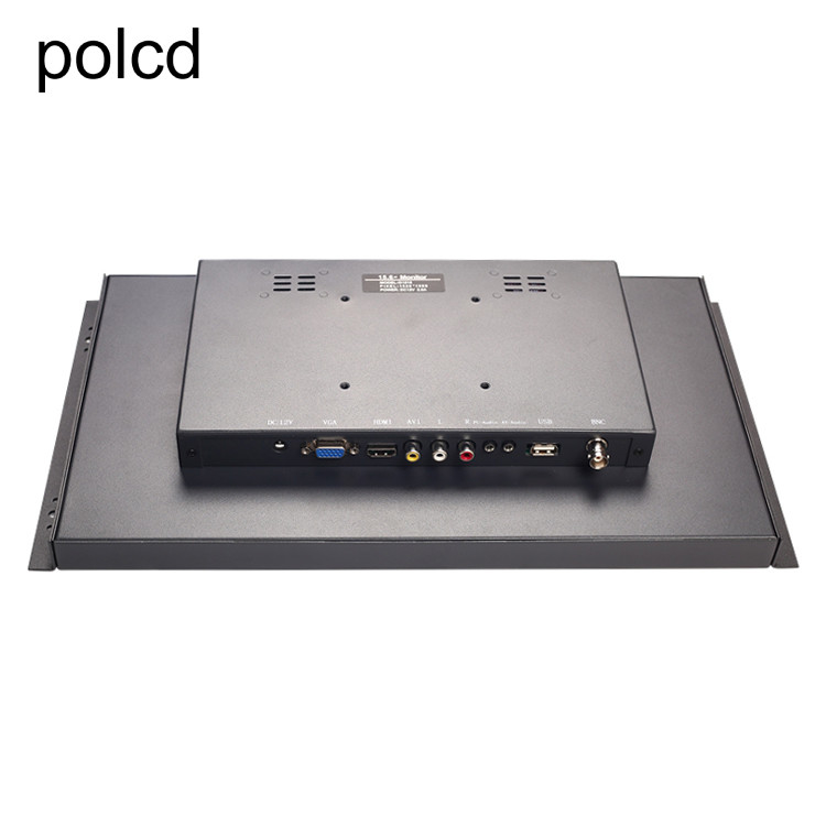 폴크드 금속 벽은 내장된 15.6 인치당 LCD 모니터 인더스트리얼 IPS HDMI VGA 포트를 탑재했습니다