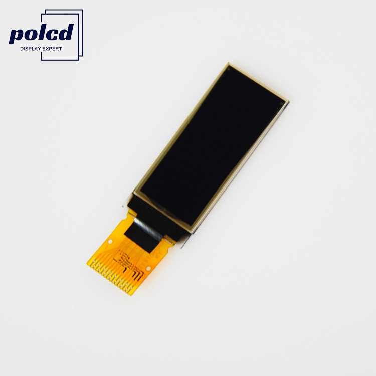 폴크드 공장 1.09 인치 OLED PMOLED 화면 64x128 4 와이어 SPI 120 밝기