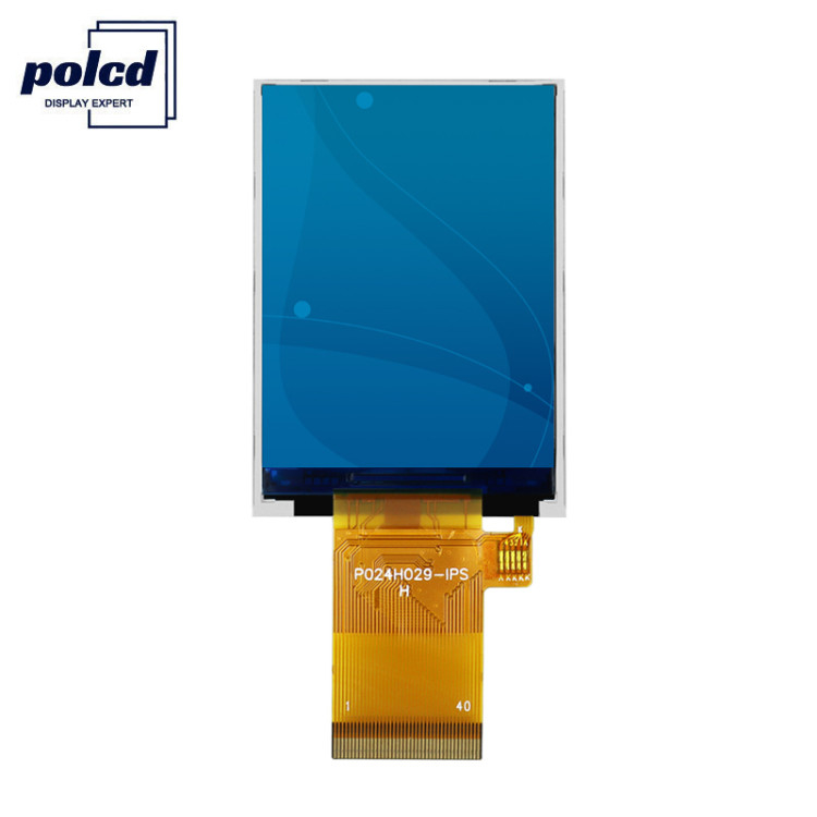 폴크드 350 Nit 2.4 인치 Tft 터치 스크린 240x320 48.96 밀리미터 MCU RGB 인터페이스 LCD는 전시합니다