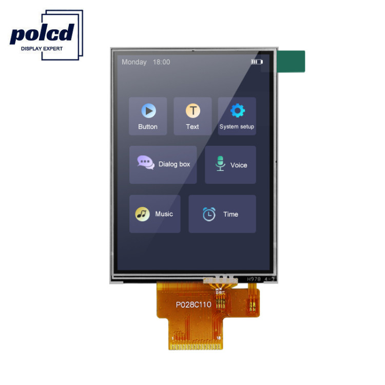 Polcd 260 Nit 240x320 Lcd 2.8 인치 ST7789V 터치 패널 Lcd 4 와이어 SPI