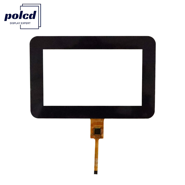 IIC Polcd LCD 터치 패널 사용자 지정 4.3 인치 사각형 고 민감성 G + G Ctp