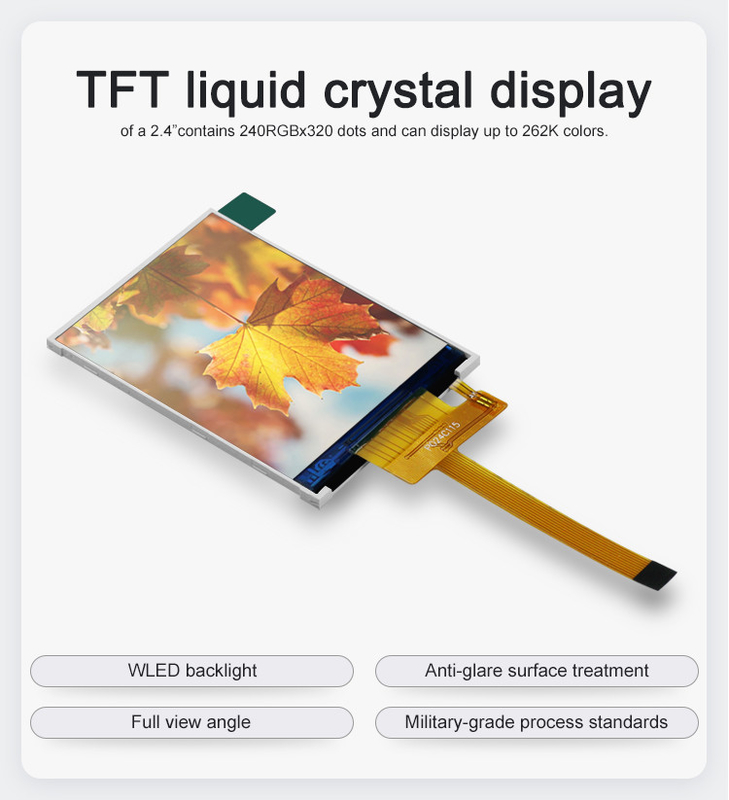 Polcd RoHS 2.4 인치 Lcd Tft 디스플레이 ST7789V3 TFT LCD 모듈 4 와이어 SPI