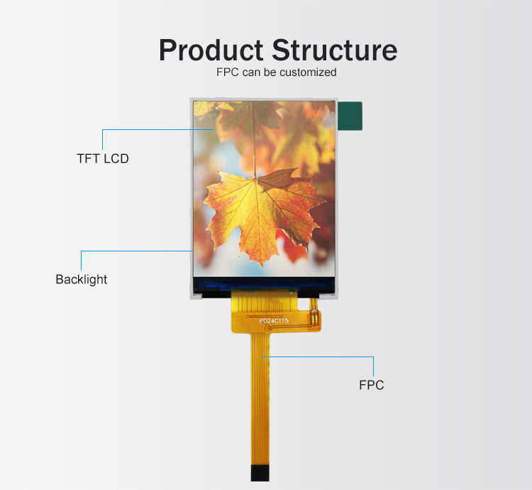Polcd RoHS 2.4 인치 Lcd Tft 디스플레이 ST7789V3 TFT LCD 모듈 4 와이어 SPI