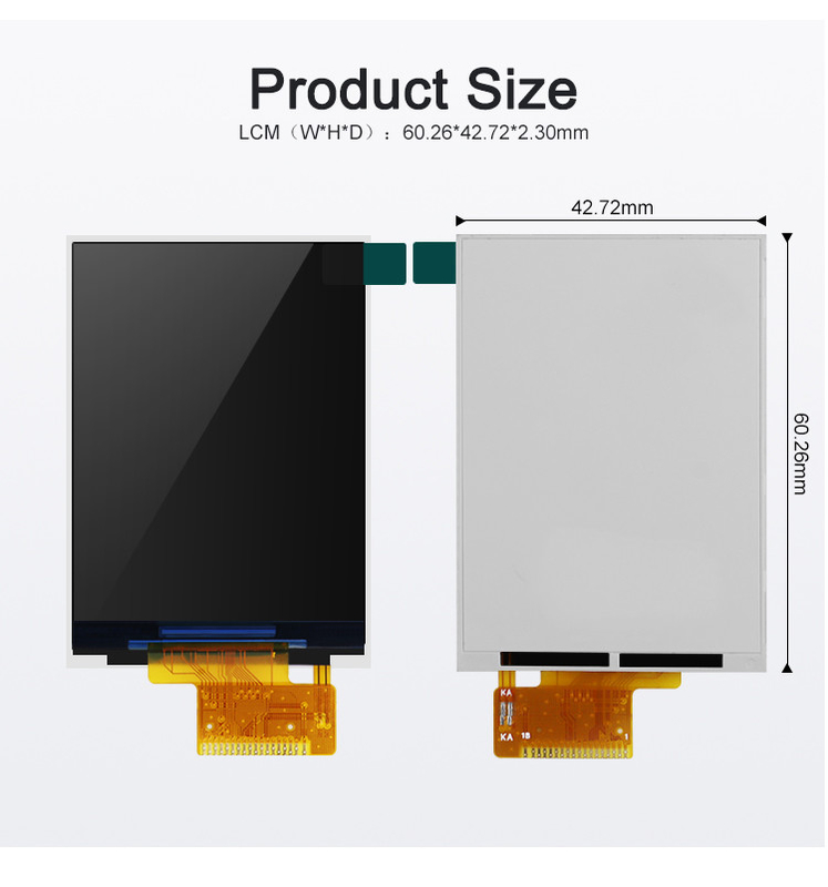 Polcd 300 Nit 2.4 Tft Spi 240x320 3 와이어 2 라인 Spi Lcd 모듈 Tft