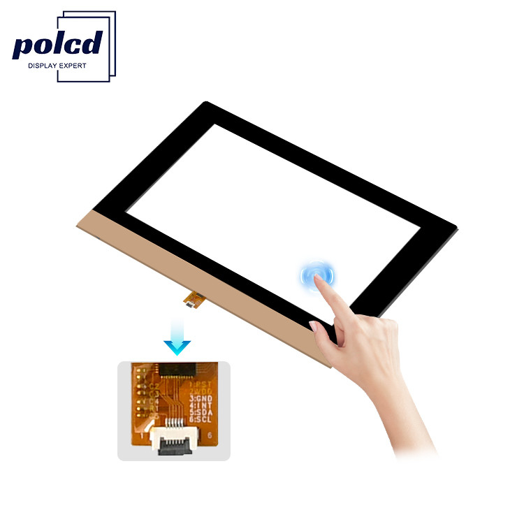 Polcd 커스텀 10.1인치 CTP 16:9 GT911 GG 투명 유리 터치 스크린 용량 터치 패널