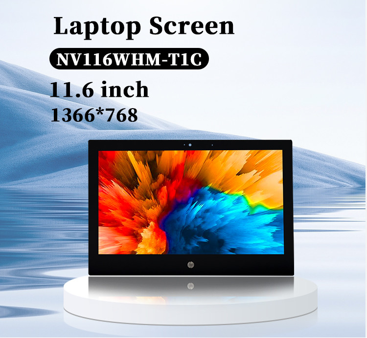 11.6인치 1366x768 NV116WHM-T1C 교체 노트북 터치 스크린 60Hz 컬러 IPS TFT LCD 디스플레이