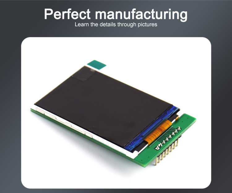 Polcd 4 와이어 SPI Tft LCD 2.4 인치 240X320 터치 스크린 LCD PCB 보드와 함께