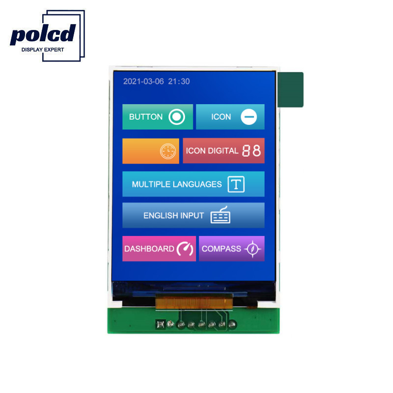 Polcd RoHS 색깔 262K Lcd Tft 2.4 인치 ST7789V2 Tft 터치 패널
