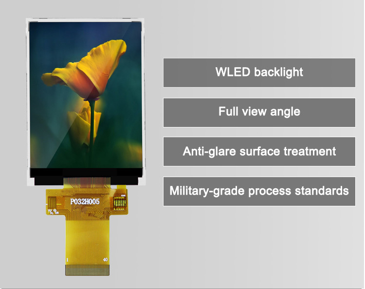 Polcd 12 0'CLOCK 3.2 인치 Tft LCD ILI9341V TFT LCD 모듈 240X320