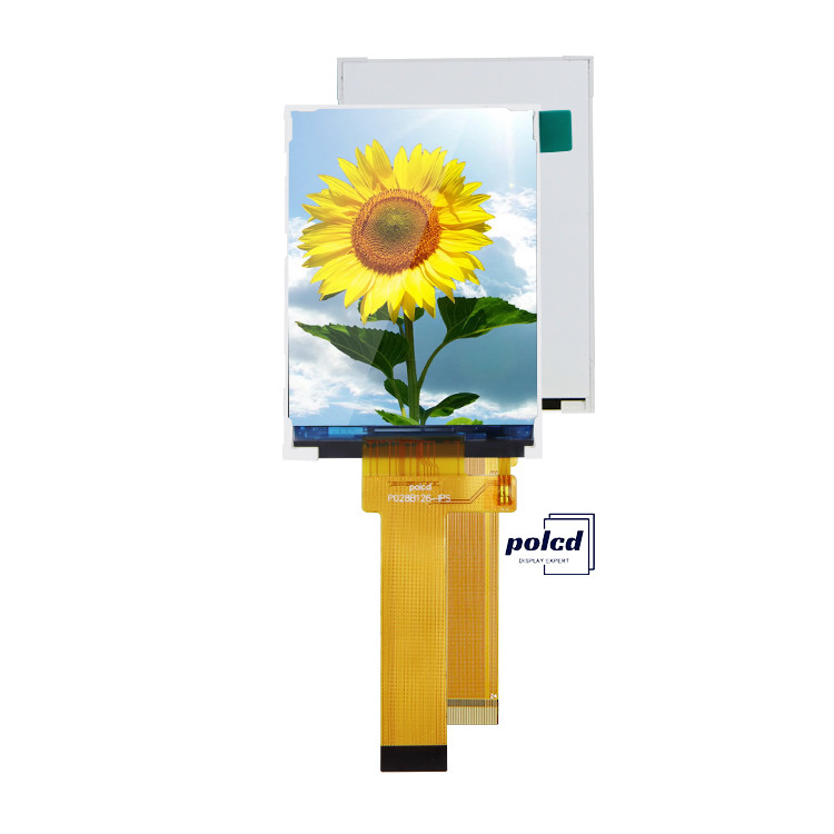 Polcd 2.8인치 LCM 디스플레이 IPS 화면 240x320 해상도 MCU 8비트 인터페이스 24핀 TFT LCD 모듈