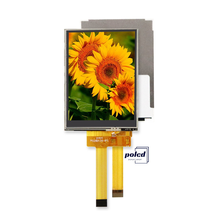Polcd 2.8 인치 TFT LCM Qvga 240x320 14pin RTP 레지스티브 터치 ST7789V 2.8