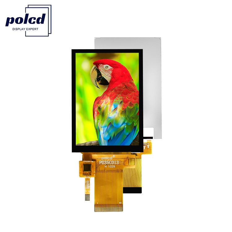 Polcd 3.5인치 TFT 고해상도 320*480 MCU SPI 병렬 인터페이스 용량 터치 화면 패널 LCD 디스플레이