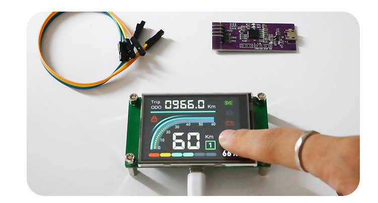 Polcd 2.4 인치 Tft LCD 모듈 240*320 Hmi Uart 포트 스마트 LCD 디스플레이 산업 저항 터치 스크린