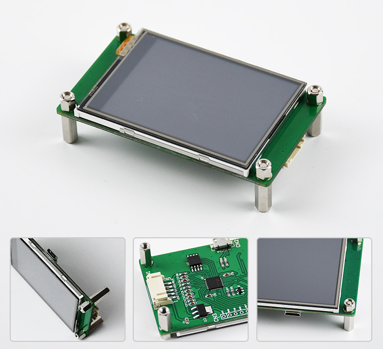 Polcd 2.4 인치 Tft LCD 모듈 240*320 Hmi Uart 포트 스마트 LCD 디스플레이 산업 저항 터치 스크린