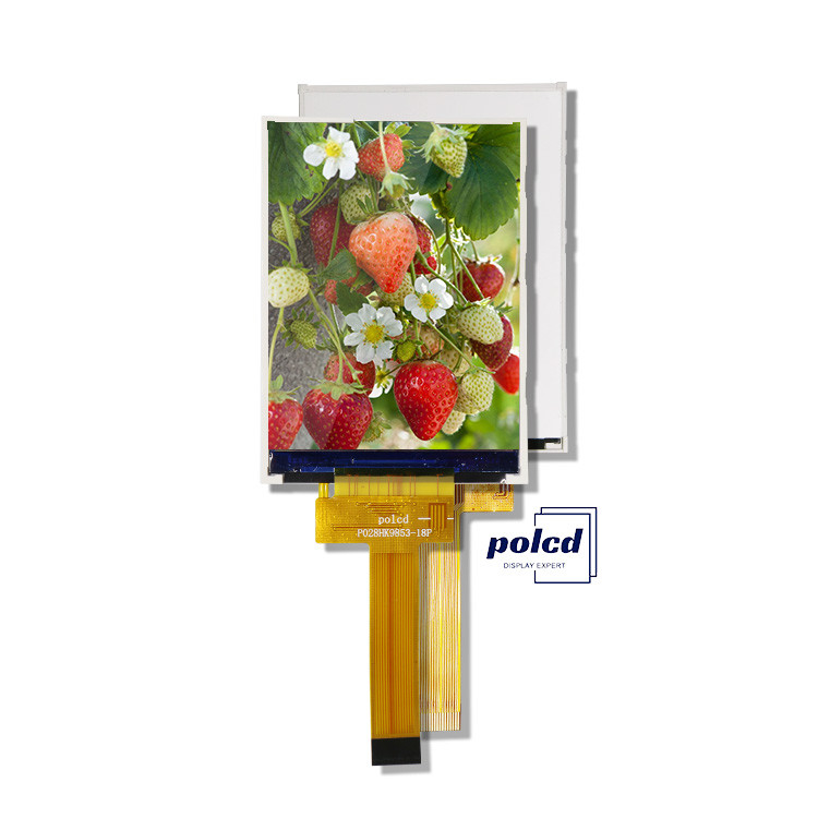Polcd 2.8 인치 240x320 IPS TFT LCD 화면 SPI JD9853 IC 모든 무료 관점 패널 디스플레이 모듈