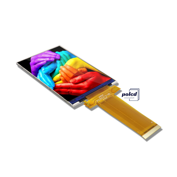 Polcd 3.5 인치 QVGA LCD 디스플레이 320x480 해상도 MCU SPI 인터페이스 터치 패널 3.5 