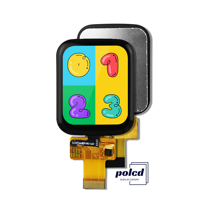 Polcd 1.69 인치 240x280 용량 터치 패널 스마트 워치용 풀 뷰 앵글 LCD 모듈