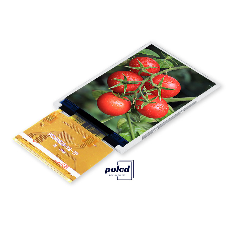 Polcd 해결책 240X320 2.8 인치 Spi Tft Lcd Ili9341V RoHS TFT 터치스크린