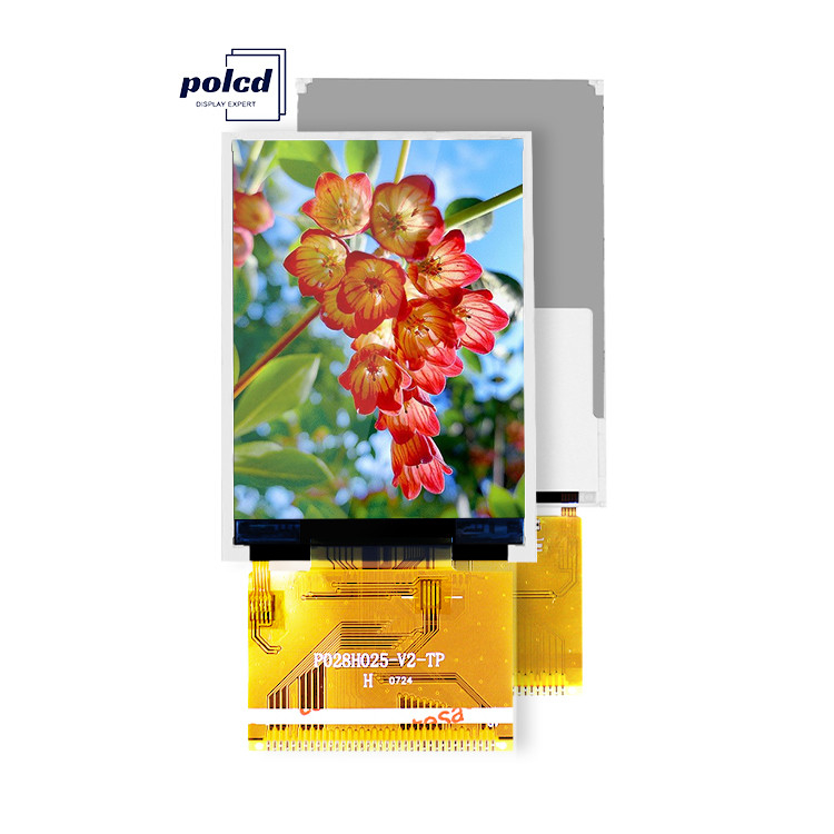 Polcd 300 광도 240X320 2.8 인치 Lcd Tft 디스플레이 ILI9341V 의학 LCD 디스플레이