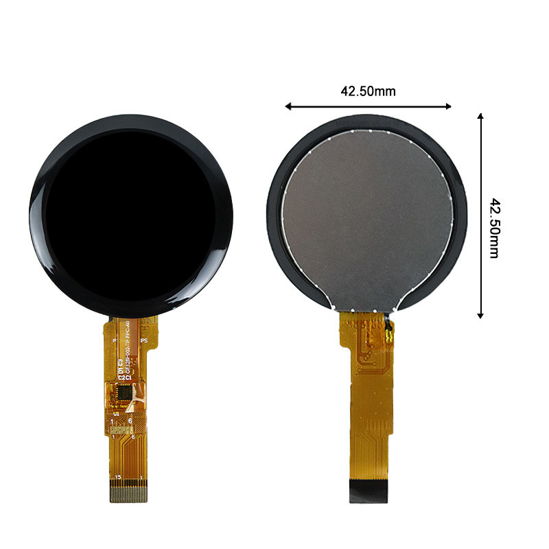 Polcd 라운드 240*240 1.28 1.3 인치 터치 Tft LCD 디스플레이 SPI 인터페이스 GC9A01 드라이버 IC IPS 화면