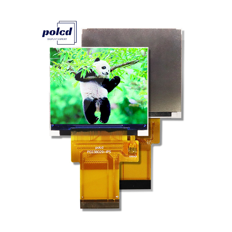 Polcd 작은 2.3인치 480x360 고해상도 RGB 색상 IPS 보는 각경 경관 TFT LCD 화면