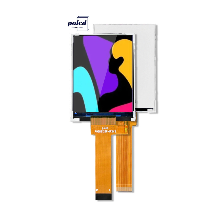 Polcd 작은 LCD 2.8 인치 240x320 높은 밝기 900 nit IPS LCD 모듈 디스플레이 2.8' 산업 TFT
