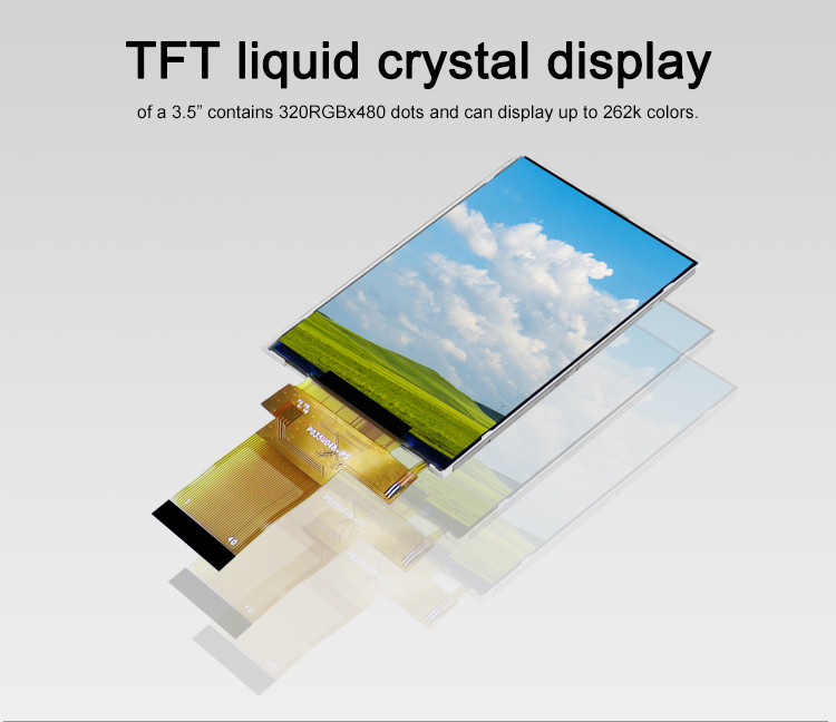 Polcd 18 비트 RGB IPS TFT LCD 디스플레이 320X480 픽셀 Tft Lcd 3.5