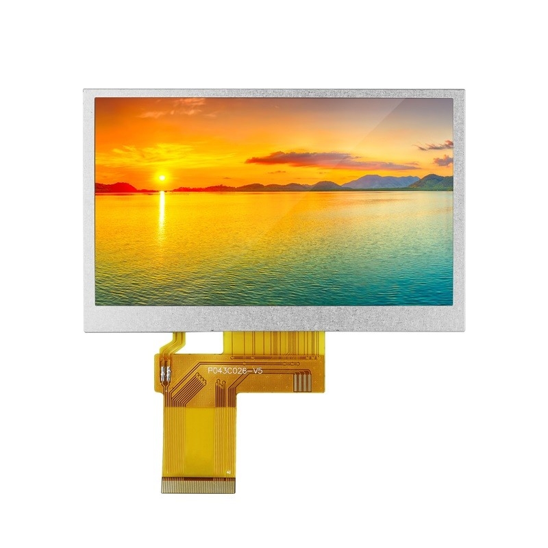 Polcd 4.3 인치 TFT LCD 480x272 해상도 RGB 인터페이스 4.3