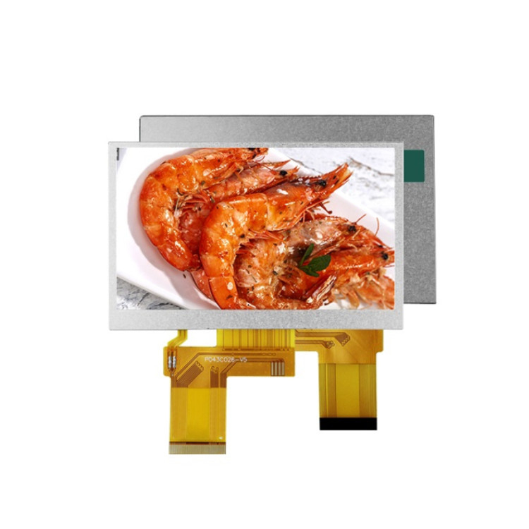 Polcd 커스텀 4.3 인치 480*272 컬러 RGB 8비트 ILI6485 드라이브 40핀 4.3' TFT LCD 모듈