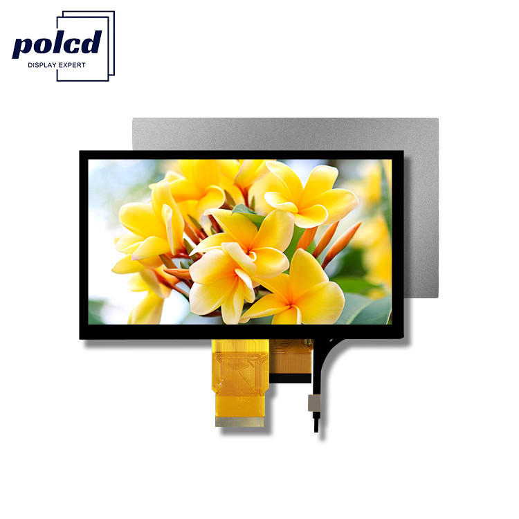 Polcd 7인치 중형 LCD 모듈 800*480 고 밝기 용량 터치 TFT 디스플레이
