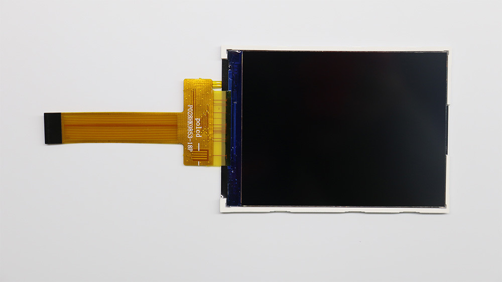 Polcd 2.8 인치 TFT 디스플레이 화면 JD9853 240 * 320 해상도 18pin 200nits TFT LCD 모듈