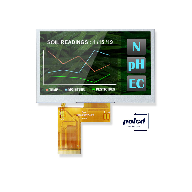 Polcd 4.3 인치 400 밝기 480x272 LCD IPS 화면 NV3041A ic MCU SPI 인터페이스 TFT 디스플레이