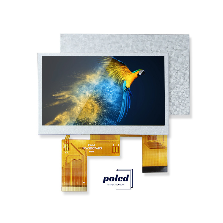 Polcd 4.3 인치 400 밝기 480x272 LCD IPS 화면 NV3041A ic MCU SPI 인터페이스 TFT 디스플레이