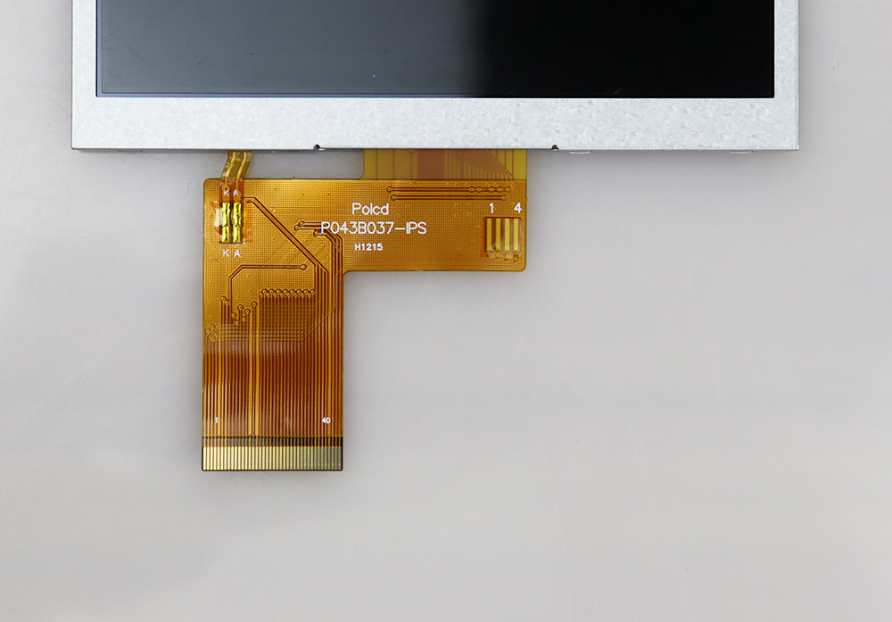Polcd 4.3 인치 TFT LCD 모듈 480x272 NV3041A 드라이브 IC 20pin IPS 와이드 뷰 TFT LCD 디스플레이