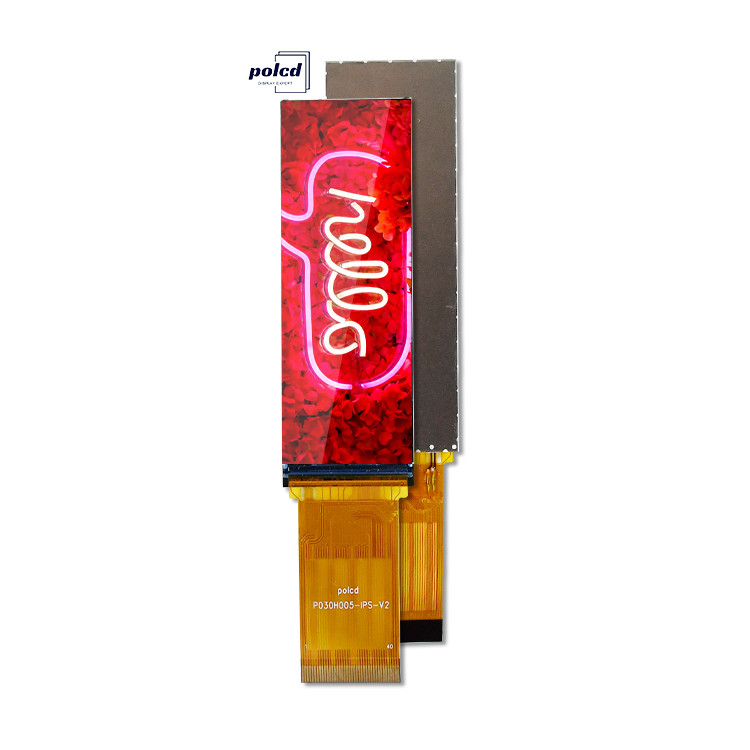 Polcd IPS 268x800 ST7701S 고 밝기 700nits 3.0 인치 TFT LCD 화면 LCD 디스플레이