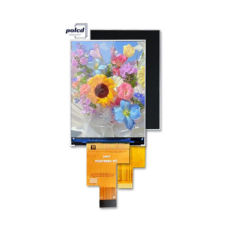 Polcd 2.8 인치 IPS 모든 뷰 앵글 TFT 480 * 640 해상도 20 핀 ST7701S ic LCD 디스플레이 모듈