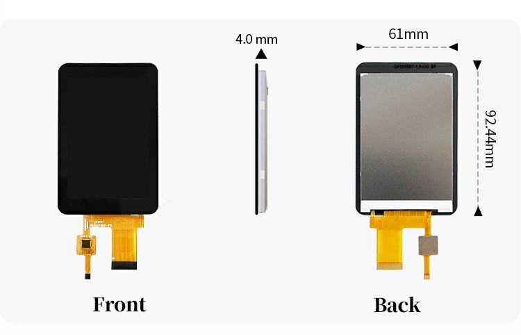 Polcd 높은 대비 비율 3.5 인치 LCD 화면 높은 밝기 320x480 용량 터치 패널 Tft LCD 디스플레이