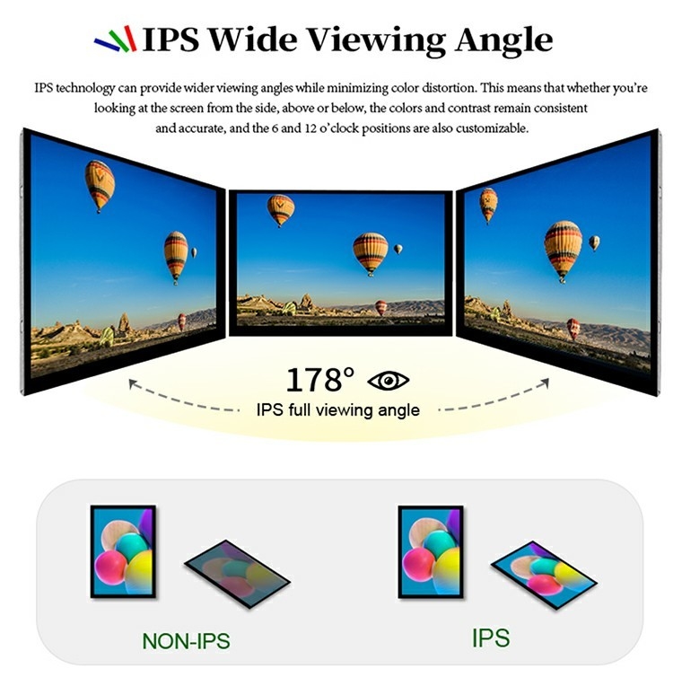Polcd CTP 320x480 해상도 30pin 3.5 인치 TFT LCD 터치 스크린 모듈 330 nit TN 유리 LCD 디스플레이