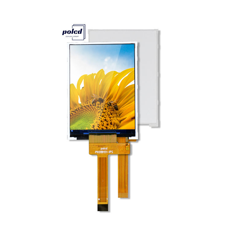 Polcd 2.8 인치 TFT 컬러 디스플레이 240*320 해상도 SPI 인터페이스 14 핀 350nit LCD 화면