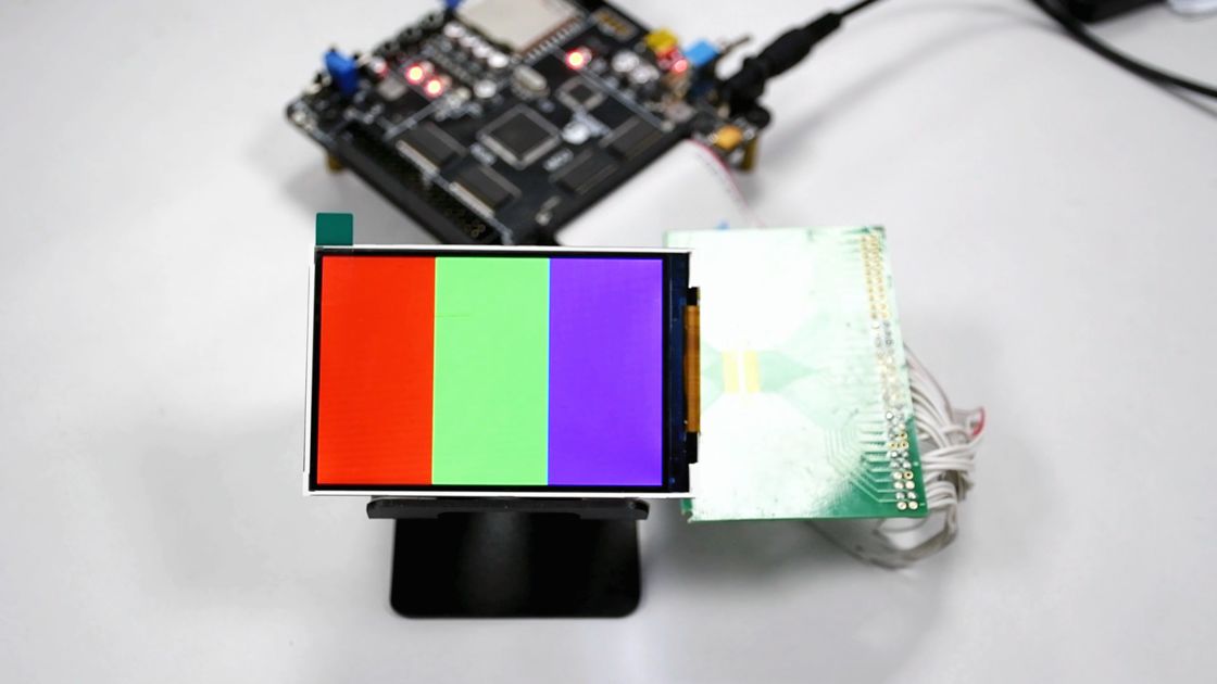 Polcd 2.8 인치 TFT LCD 디스플레이 모듈 240*320 해상도 SPI/RGB/MCU 14 핀 인터페이스