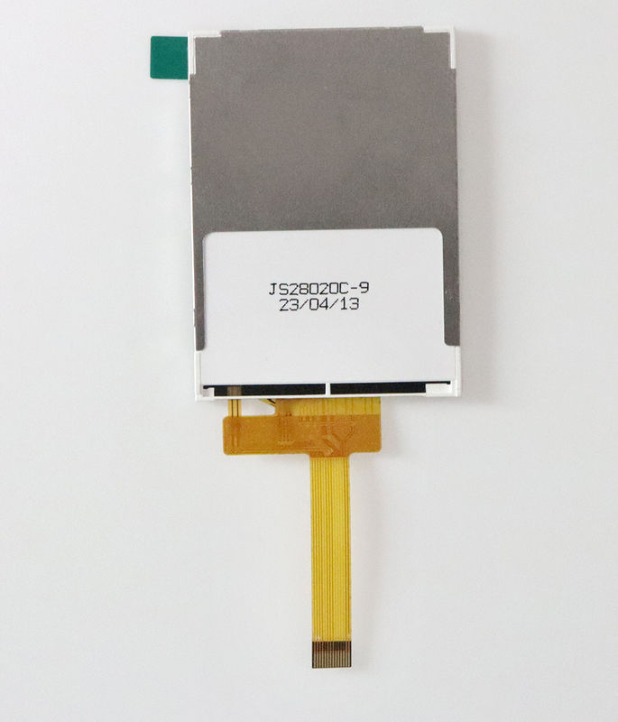 Polcd 2.8 인치 FPC 4 와이어 SPI 인터페이스 터치 스크린 240x320 픽셀 TFT LCD 디스플레이 모듈